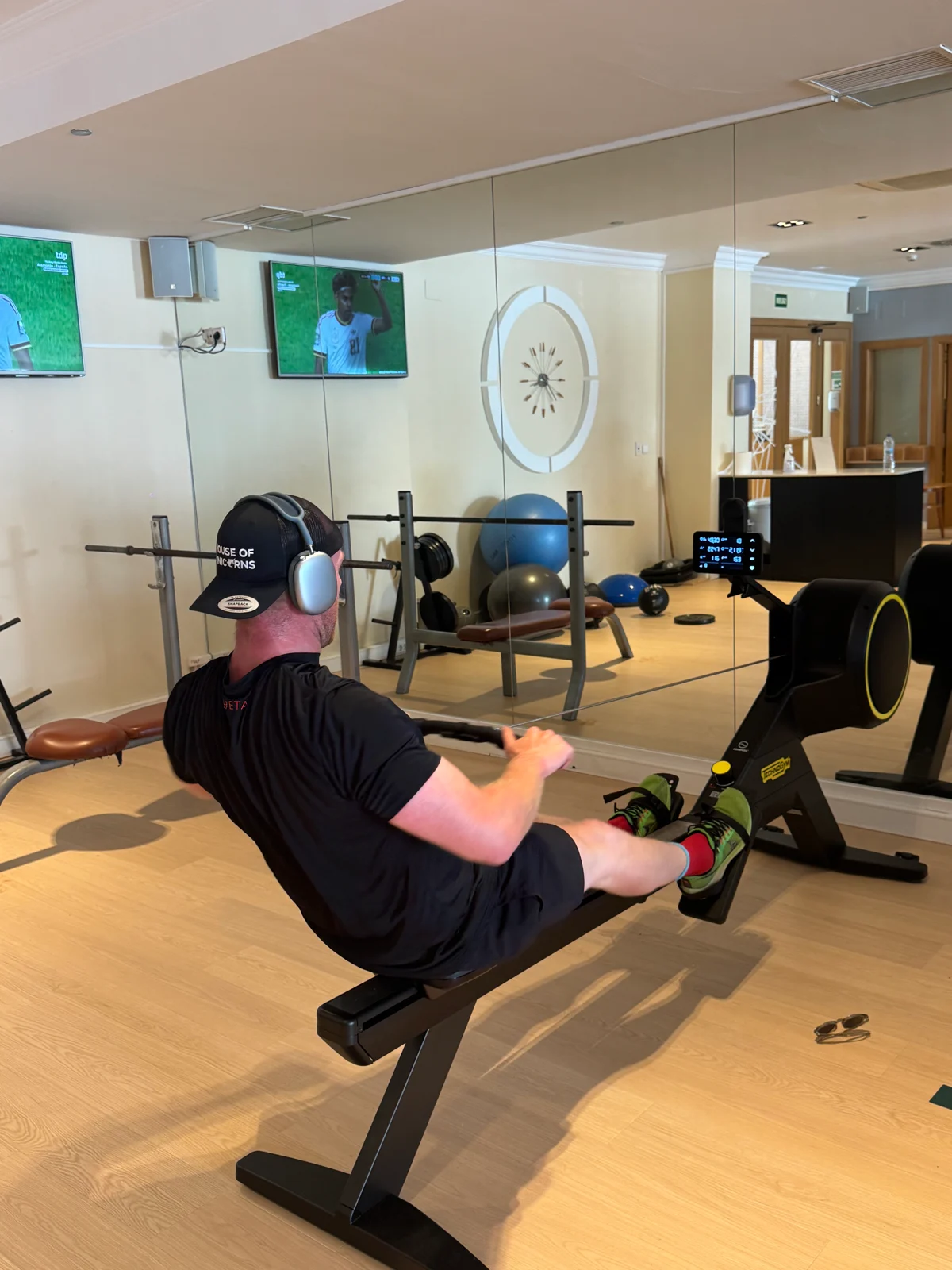 Training for Oliver’s planned Atlantic crossing